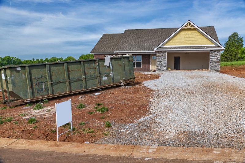 Dumpster in Construction Site